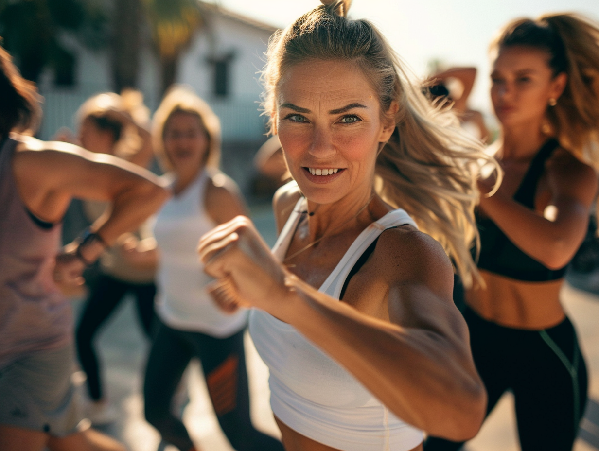 Спортсмен під час інтенсивного тренування